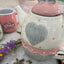 Duo de tasse et théière à infuser en porcelaine