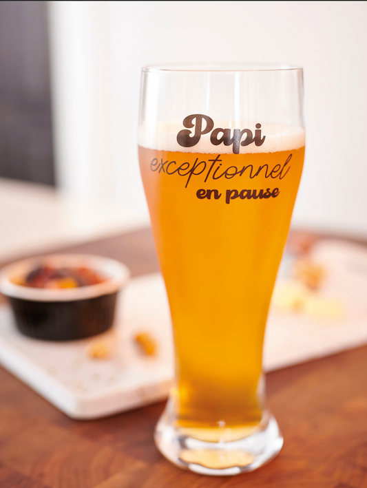 Verre à bière Papi – Collection Chantal Lacroix