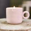 Tasse Bonheur bougie - Rose