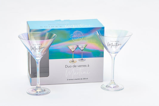 Duo verres à GIN «Chin Gin» – Collection Chantal Lacroix