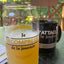 Duo tasse et verre en vitre pour bière
