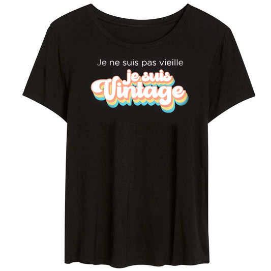 T-shirt «Je suis vintage»